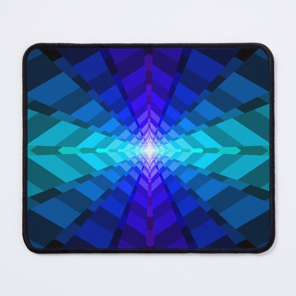 Item preview, Geometric Layout In Blues and Turquoise, Geometric Abstraction, Abstract Art designed and sold by DDJust4U.