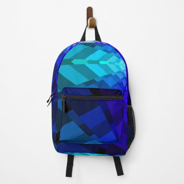 Item preview, Geometric Layout In Blues and Turquoise, Geometric Abstraction, Abstract Art designed and sold by DDJust4U.