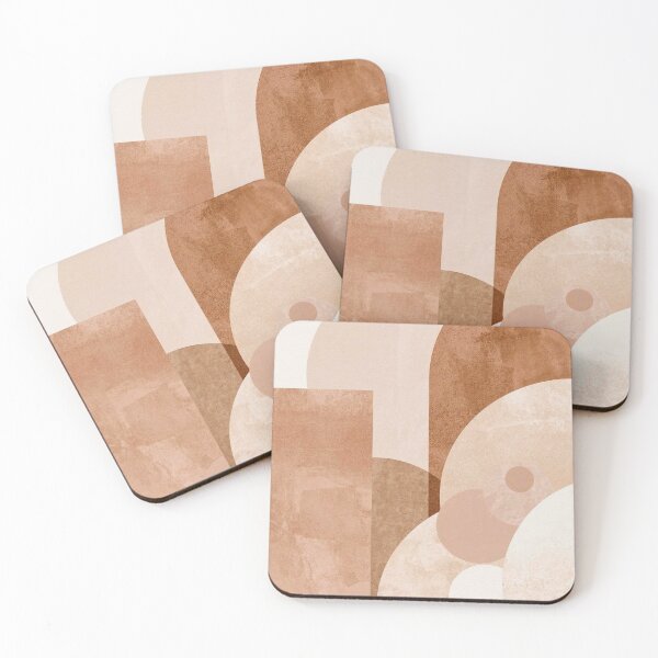Item preview, Urban Harmony: Mid-Century Modern Geometric Abstract Art designed and sold by Cozyartsss.