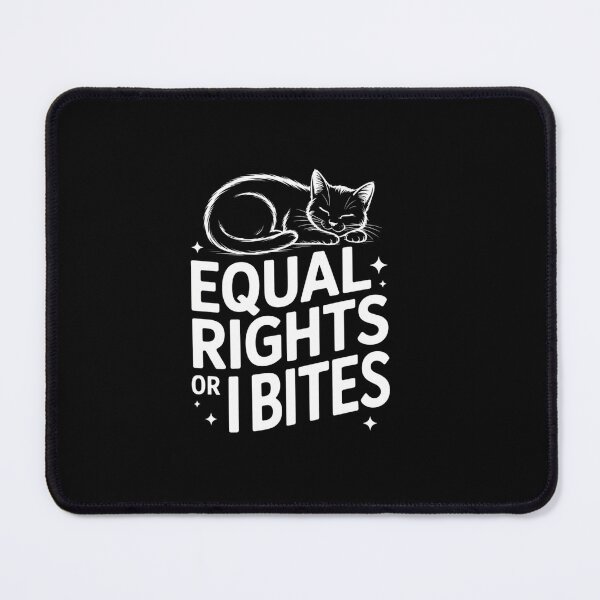 Item preview, Feminist Equal Rights Human Rights Sarcastic Cat designed and sold by morecondtiwhip.