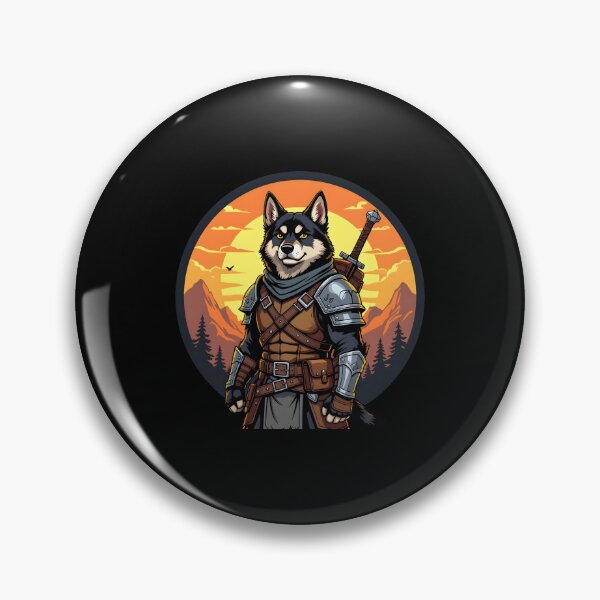 Item preview, rpg dog dog adventurer with leather armor designed and sold by Uglyandcute.