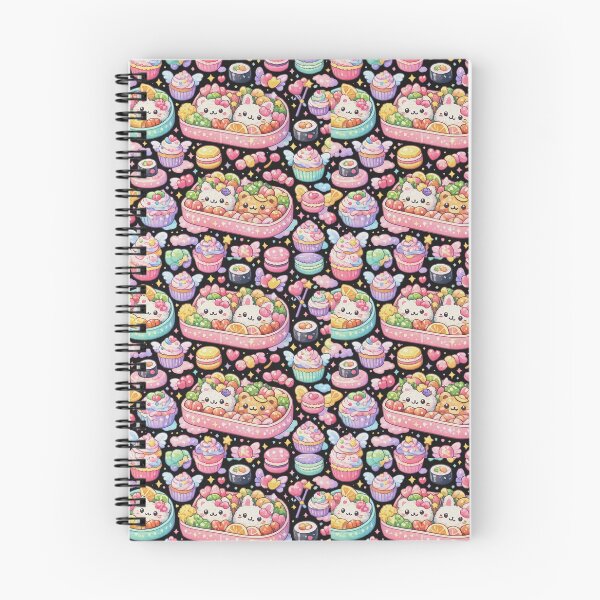 Item preview, Magical Bento Picnic Pattern | Seamless Kawaii Sushi, Desserts & Pastel Food Design designed and sold by MeghannsMinimalMeals.