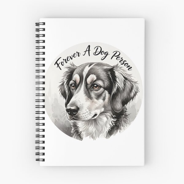 Item preview, Forever A Dog Person Sticker Sumi-e Ukiyo-e Watersplash ink Art designed and sold by blacksealstudio.