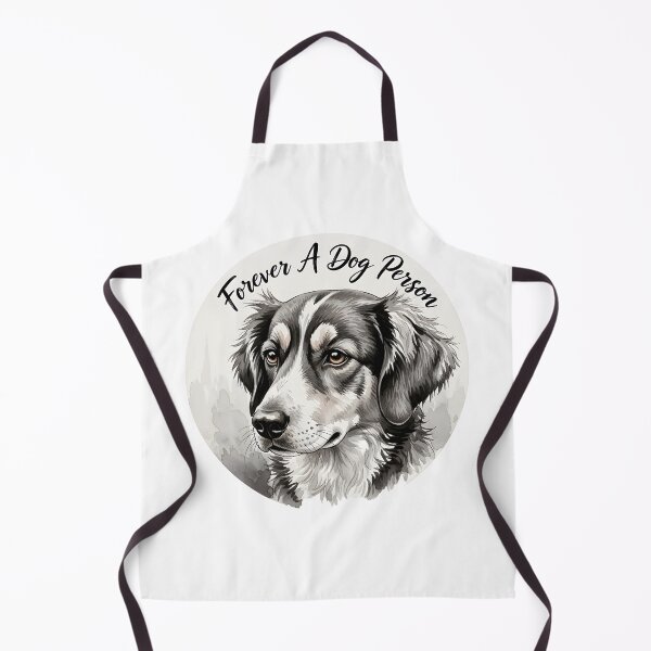 Item preview, Forever A Dog Person Sticker Sumi-e Ukiyo-e Watersplash ink Art designed and sold by blacksealstudio.