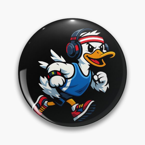 Item preview, Running Duck Cardio Motivation designed and sold by TeeTimeTreasure.