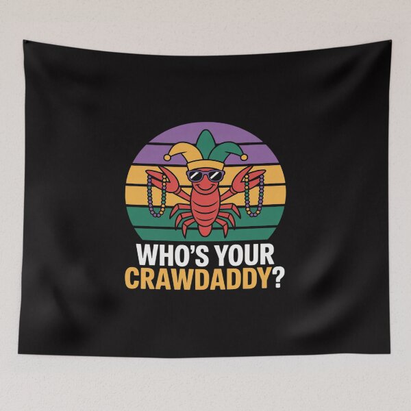 Item preview, Whos Your Crawdaddy Crawfish Mardi Gras Men Women designed and sold by MatthewJordas.