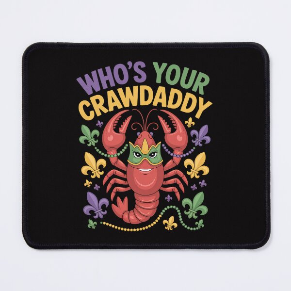 Item preview, Whos Your Crawdaddy Crawfish Jester Gift designed and sold by MatthewJordas.
