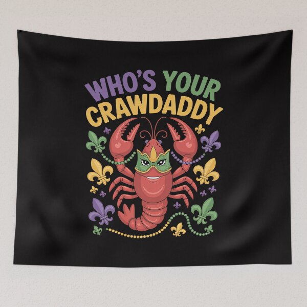 Item preview, Whos Your Crawdaddy Crawfish Jester Gift designed and sold by MatthewJordas.