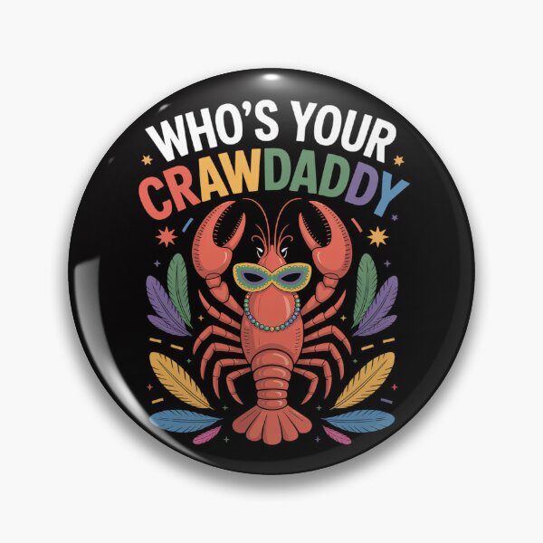 Item preview, Who's Your Crawdaddy Crawfish Beads Mardi Gras Carnival designed and sold by MatthewJordas.