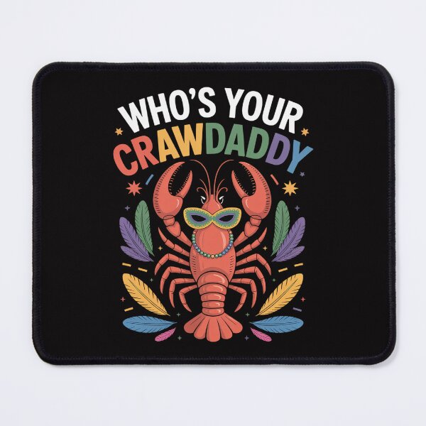 Item preview, Who's Your Crawdaddy Crawfish Beads Mardi Gras Carnival designed and sold by MatthewJordas.