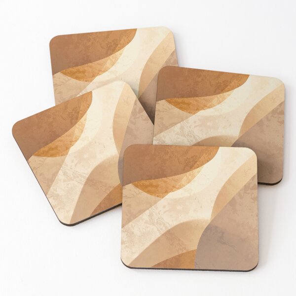 Item preview, Strata of Time: Modern Minimalist Earth Tone Abstract designed and sold by Cozyartsss.