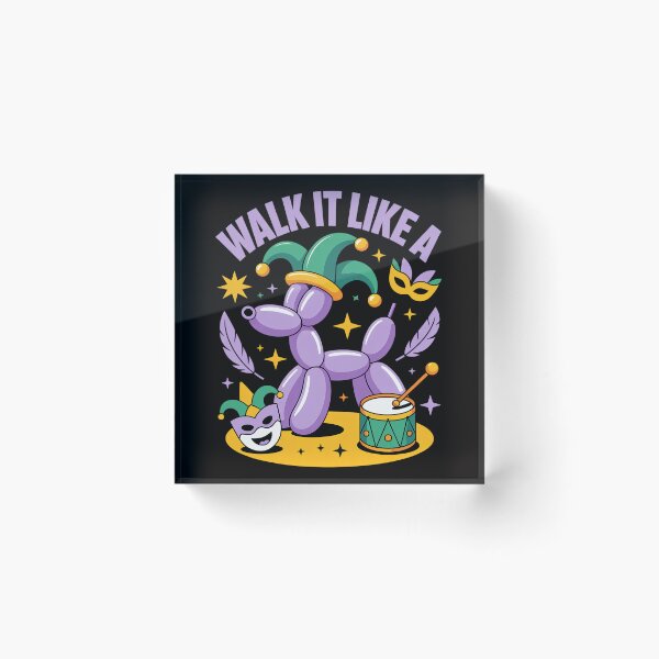 Item preview, Walk It Like A Dog Mardi Gras Carnival Party Women Men Kid designed and sold by MatthewJordas.