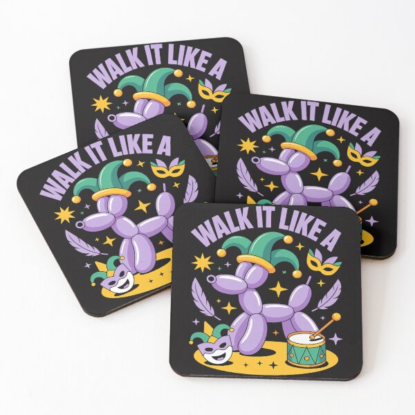 Item preview, Walk It Like A Dog Mardi Gras Carnival Party Women Men Kid designed and sold by MatthewJordas.