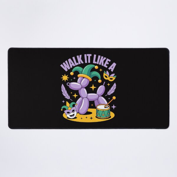 Item preview, Walk It Like A Dog Mardi Gras Carnival Party Women Men Kid designed and sold by MatthewJordas.
