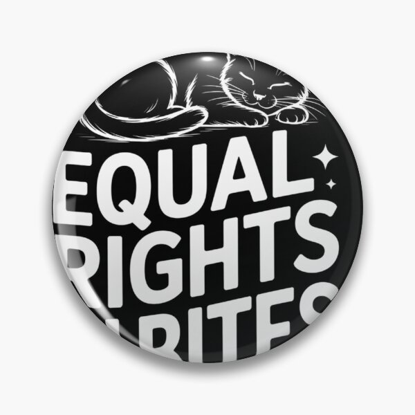 Item preview, Feminist Equal Rights Human Rights Sarcastic Cat designed and sold by soundfulamp.