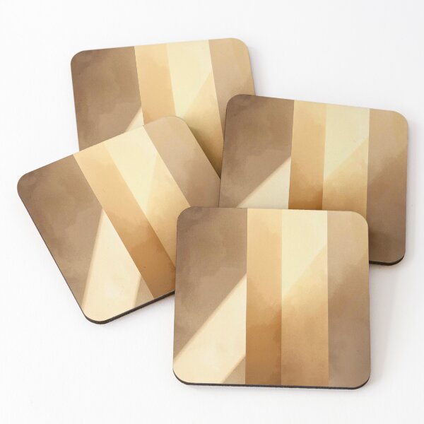 Item preview, Golden Horizon: Modern Minimalist Geometric Light Abstract designed and sold by Cozyartsss.