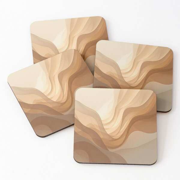 Item preview, Radiant Canyon: Modern Minimalist Ethereal Layered Abstract designed and sold by Cozyartsss.