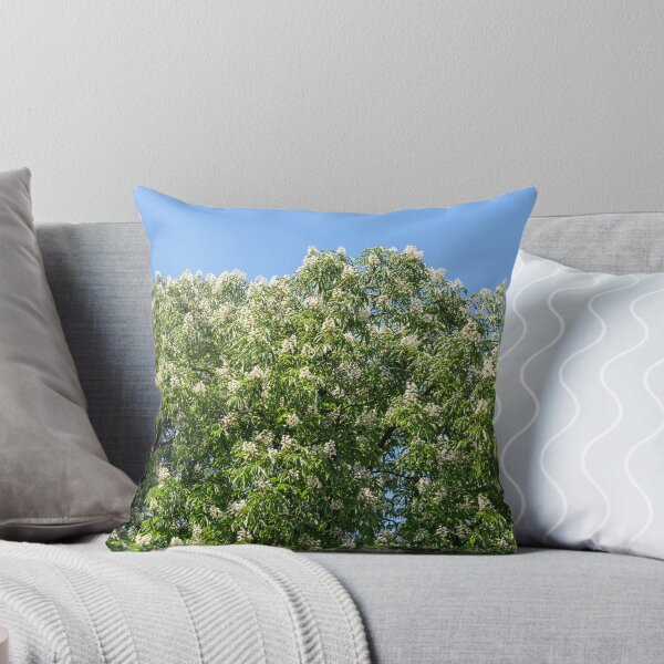 Item preview, Blooming Chestnut Trees Against Clear Sky designed and sold by Georgia Mizuleva.