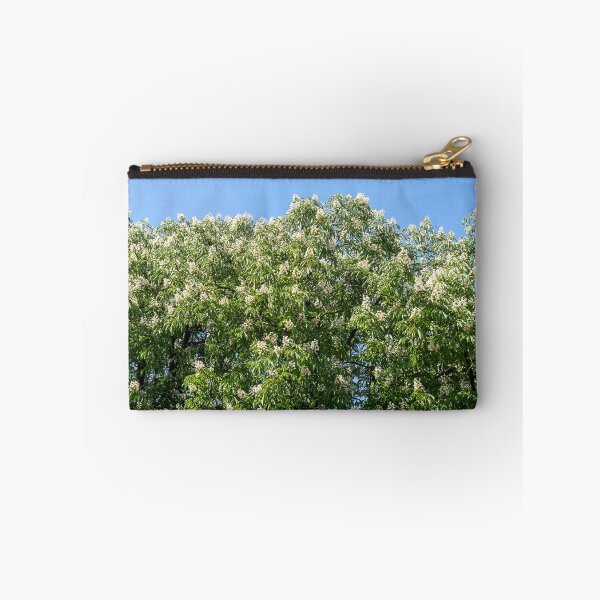 Item preview, Blooming Chestnut Trees Against Clear Sky designed and sold by Georgia Mizuleva.