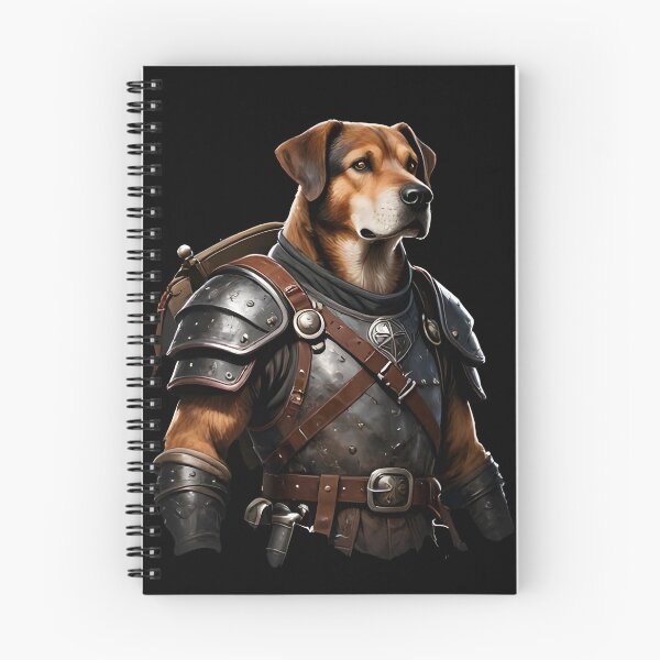 Item preview, rpg dog dog adventurer with leather armor designed and sold by Uglyandcute.