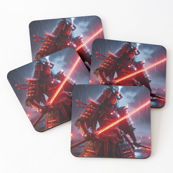 Item preview, Crimson Sword Samurai Woman designed and sold by GalleryBrisArt.