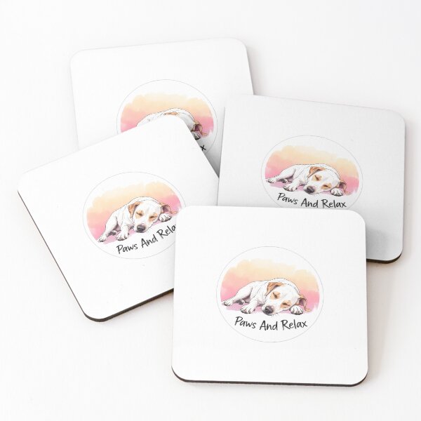 Item preview, Paws And Relax Dog Sticker Sumi-e Ukiyo-e Watersplash ink Art designed and sold by blacksealstudio.