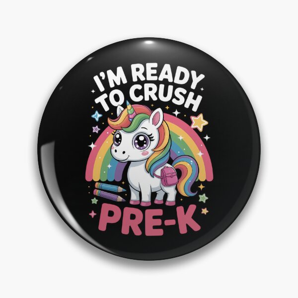 Item preview, Crush Pre-K Girls Back to School Unicorn First Day Preschool designed and sold by FaithAbbott.