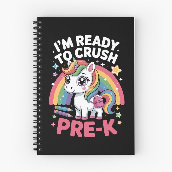 Item preview, Crush Pre-K Girls Back to School Unicorn First Day Preschool designed and sold by FaithAbbott.