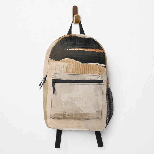 Item preview, Metropolitan Strata: Modern Brutalist Ink and Ochre Abstract designed and sold by Cozyartsss.