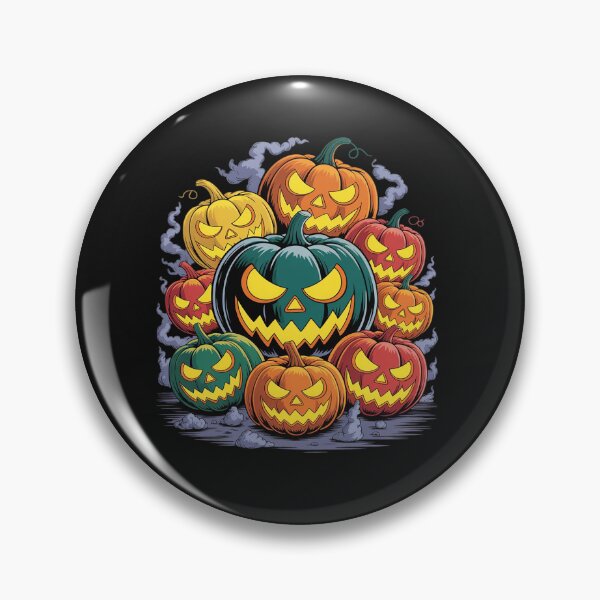 Item preview, colorful pumpkin ghosts Jack o lantern Halloween fun designed and sold by tkhrbika.