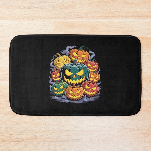 Item preview, colorful pumpkin ghosts Jack o lantern Halloween fun designed and sold by tkhrbika.