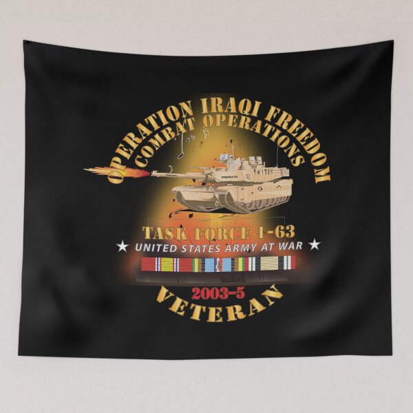 Item preview, Army - Task Force 1-63 - OIF - 2003-5 w IRAQ SVC X 300 designed and sold by Military Insignia Products.