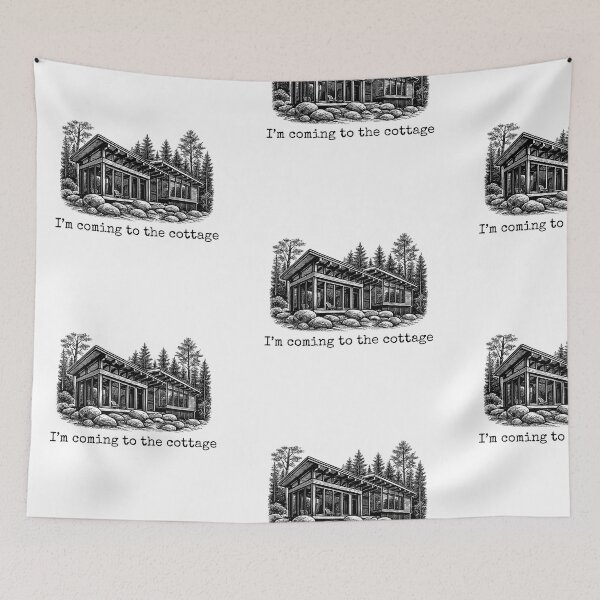 Item preview, I’m Coming to the Cottage designed and sold by toadsforall.