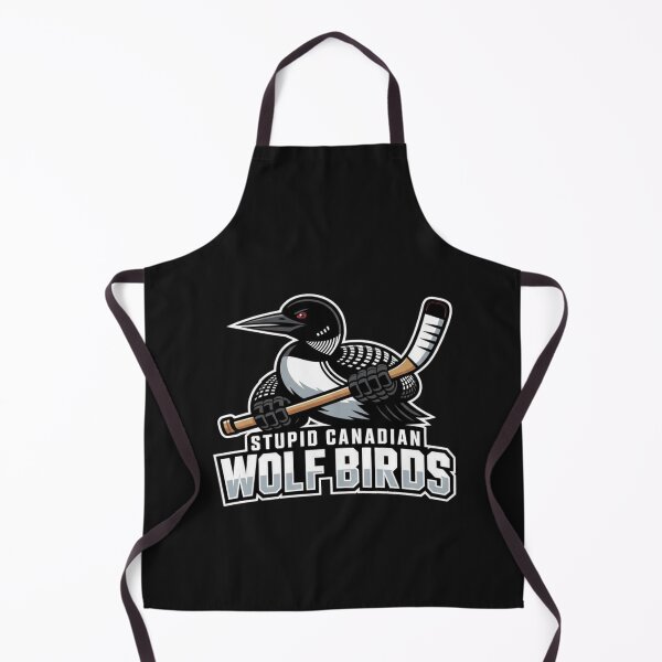 Item preview, Funny Stupid Canadian Wolf Bird Hockey designed and sold by HilpertChelsey.