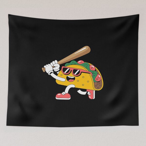 Item preview, Taco Playing Baseball Mexican Cinco De Mayo Kids Men designed and sold by Dakarothill.