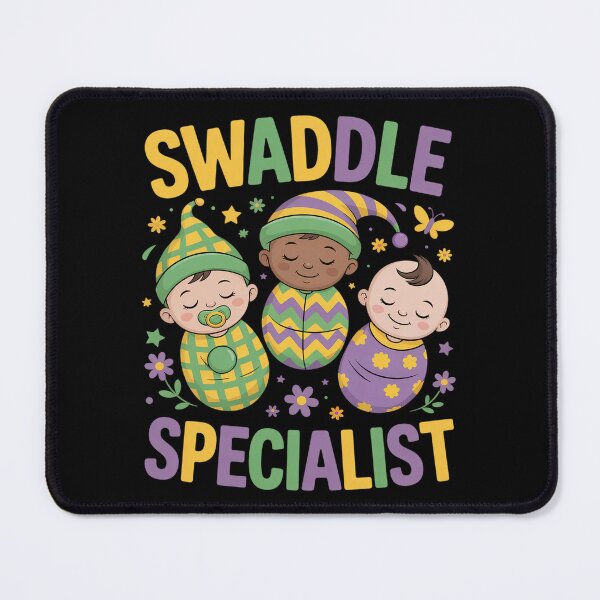 Item preview, Swaddle Specialist NICU Nurse Squad Mardi Gras Carnival designed and sold by Dakarothill.