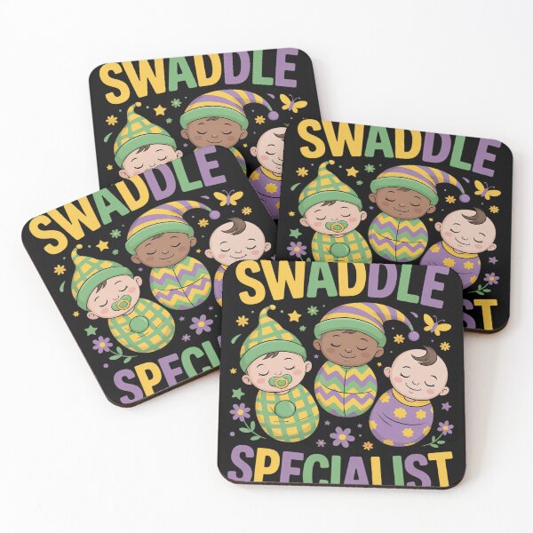 Item preview, Swaddle Specialist NICU Nurse Squad Mardi Gras Carnival designed and sold by Dakarothill.