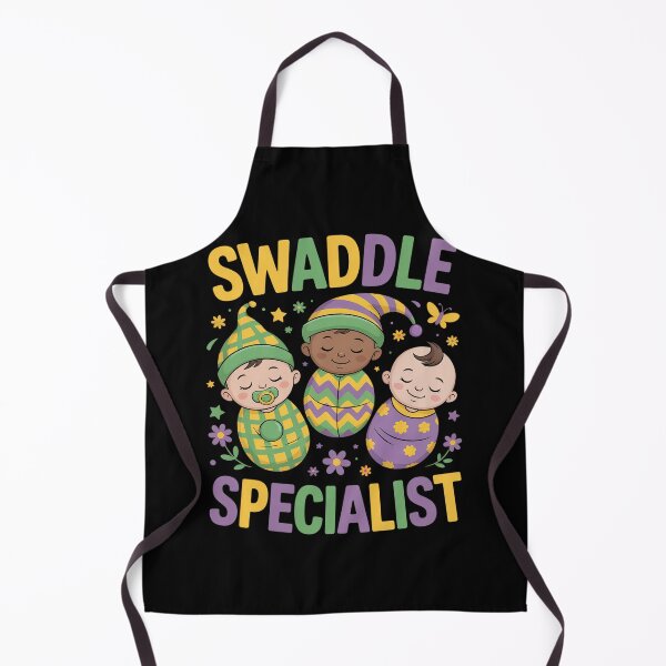 Item preview, Swaddle Specialist NICU Nurse Squad Mardi Gras Carnival designed and sold by Dakarothill.