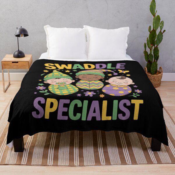 Item preview, Swaddle Specialist NICU Nurse Squad Mardi Gras Carnival designed and sold by Dakarothill.