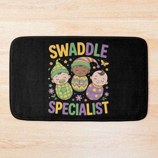 Item preview, Swaddle Specialist NICU Nurse Squad Mardi Gras Carnival designed and sold by Dakarothill.
