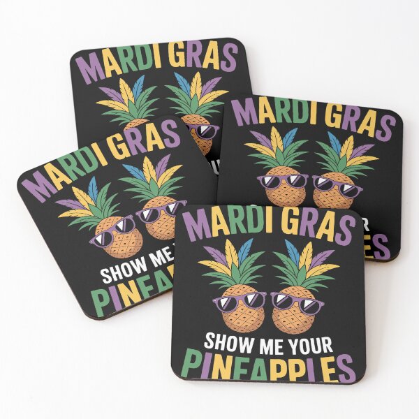 Item preview, Show Me Your Pineapples Swinger Mardi Gras Pineapple designed and sold by Dakarothill.