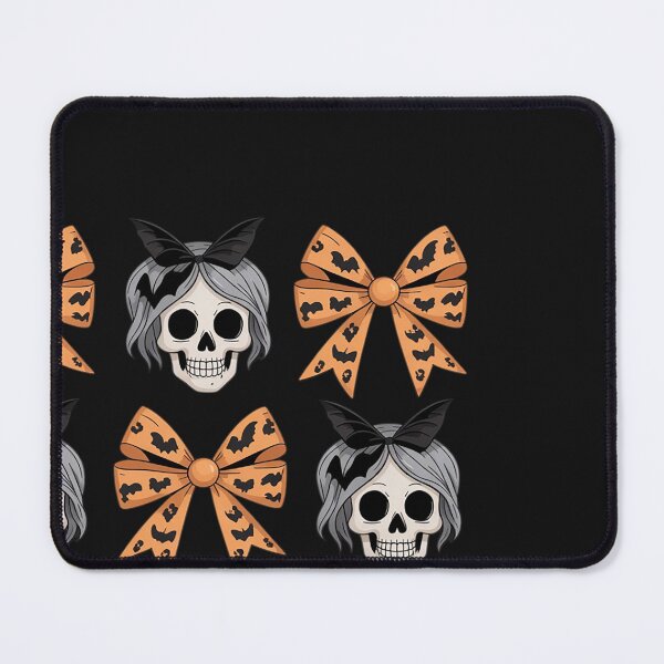 Item preview, Coquette Bow Halloween Spooky Season Skeleton Cute Women designed and sold by BlueCreator-inc.