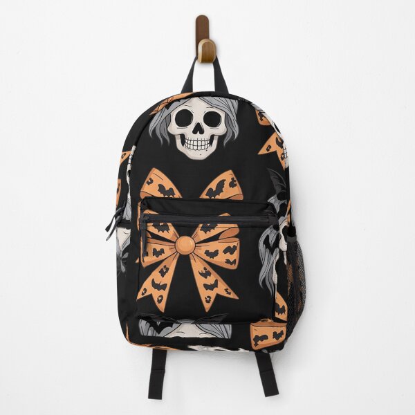 Item preview, Coquette Bow Halloween Spooky Season Skeleton Cute Women designed and sold by BlueCreator-inc.