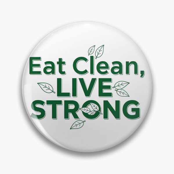 Item preview, eat clean designed and sold by Uglyandcute.