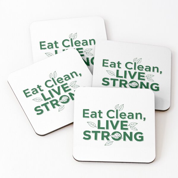 Item preview, eat clean designed and sold by Uglyandcute.