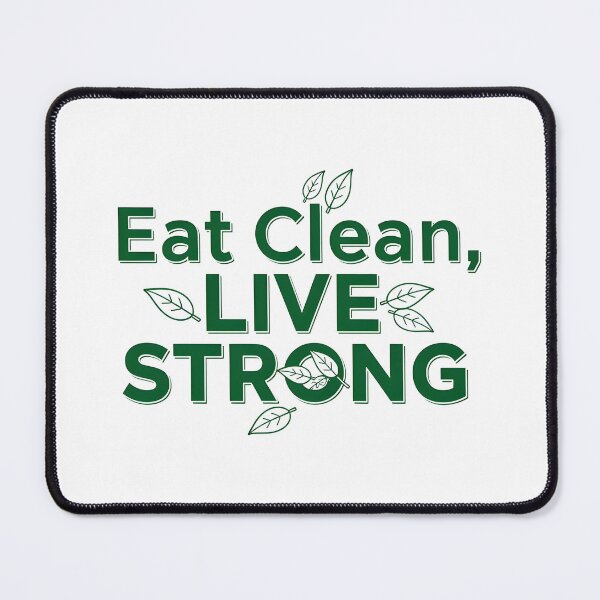 Item preview, eat clean designed and sold by Uglyandcute.