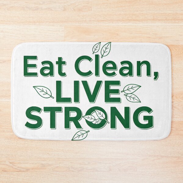 Item preview, eat clean designed and sold by Uglyandcute.