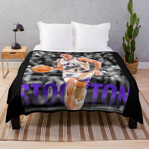 Item preview, John Stockton | Basketball | White retro designed and sold by LaurenceWiegand.