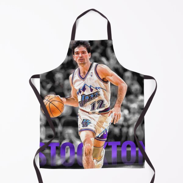 Item preview, John Stockton | Basketball | White retro designed and sold by LaurenceWiegand.