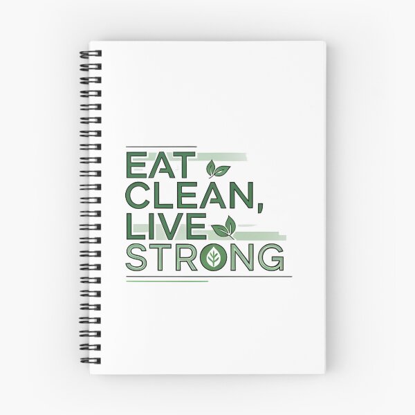Item preview, eat clean Live Strong designed and sold by Uglyandcute.